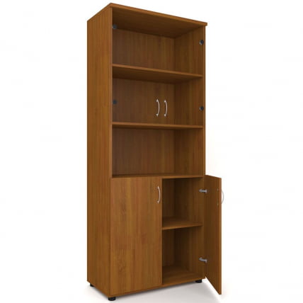 Шкаф для документов с тонированными стеклами Р.Ш-4СТ Ясень темный_1