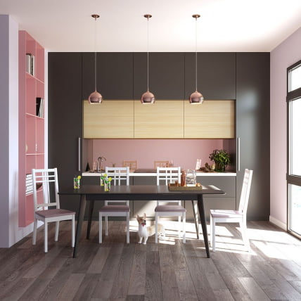 Стол обеденный Пегас Plus 160x95 Эмаль белая_9