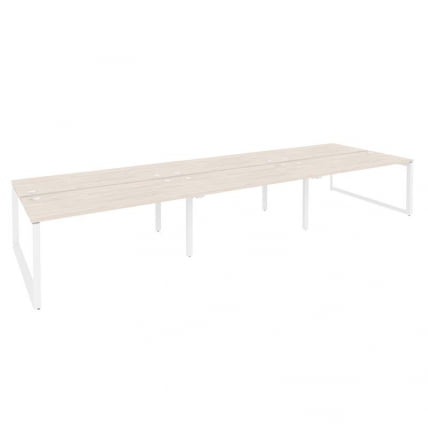 Рабочая станция на О-образном м/к ONIX O.MO-D.RS-6.4.7 Денвер Светлый/Белый_0