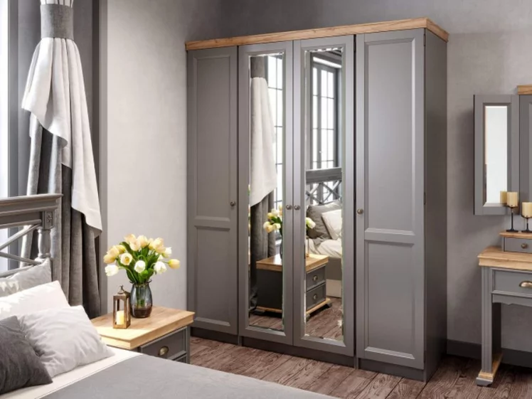 Зеркало распашное Амели ЛД 642.360.000 Оникс серый_1