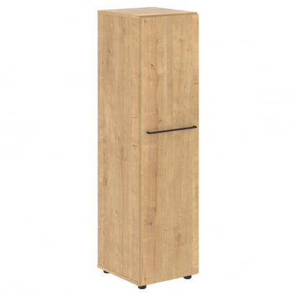 Шкаф колонка с глухой средней дверью LOFTIS LMC 40.1 Дуб Бофорд_0