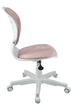 Кресло 1139 FW PL White велюр Bliss 08 розовый_1