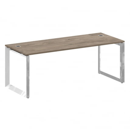 Стол рабочий руководителя на О-образном м/к ONIX DIRECT LUX M-O.MO-SRR-6.8 Тиквуд темный_0