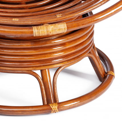 Кресло-качалка PAPASAN/ПАПАСАН w 23/01 B /без подушки/ 115х78х104 см, Pecan (орех)_9