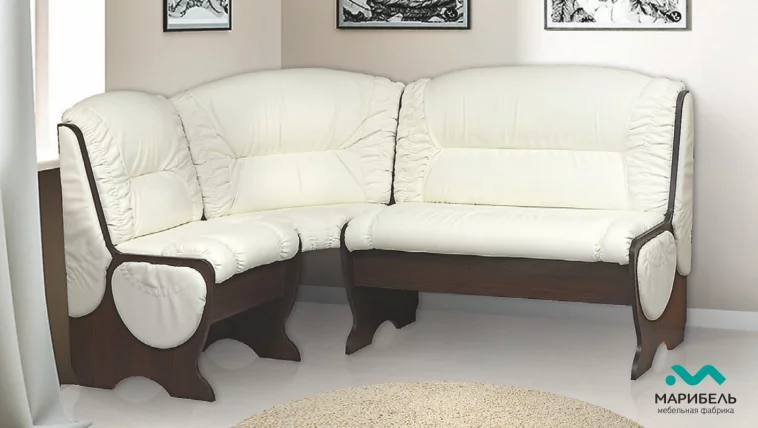 Диван угловой ДКУ-1/2 Венге/Ткань Classic беж_0