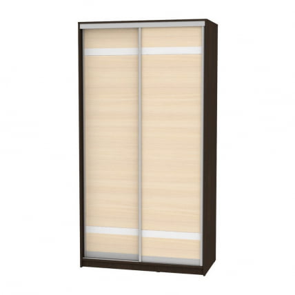 Шкаф-купе B-220х120х60-3(Венге-ДМ-D9D9)_0