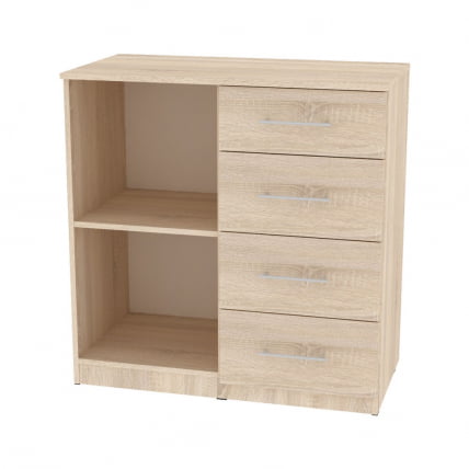 Комод Калисто(K17)923х902х468ручкарейлинг160мм(Белый)_1