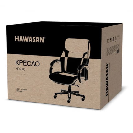 Кресло руководителя ХАВАСАН (ХАВАСАН) Войагер ХД-010 экокожа черное / HAWASAN Voyager HD-010_10
