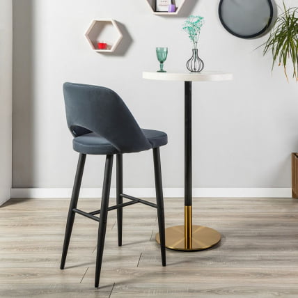 Кресло Бар. Lars Б темно-серый/черный_4