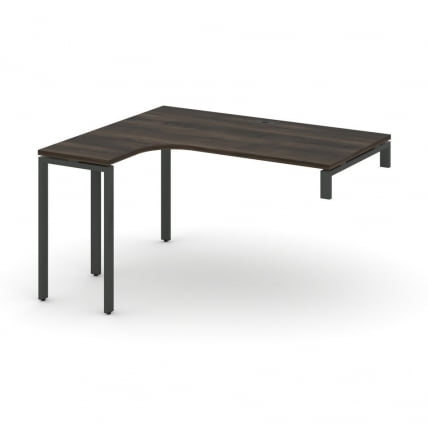 Стол-надставка на опорную тумбу (левый) CONCEPT CN.OSAN-004(L) Дуб Мали Черный_0