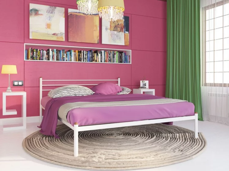 Кровать Милана 160х200 Белый_1