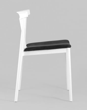 Стул пластиковый Ranch с мягким сиденьем Белый_2