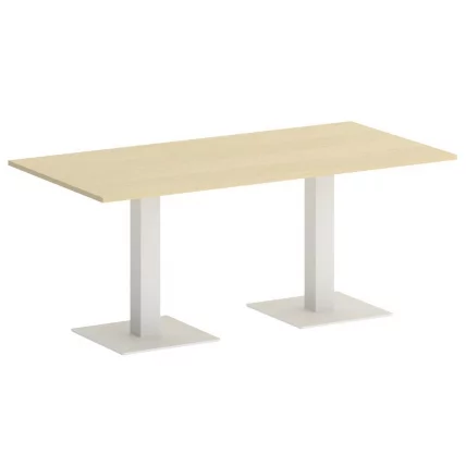 Стол прямоугольный HOME OFFICE VR.SP-5-180.2 Клен/Белый металл_0