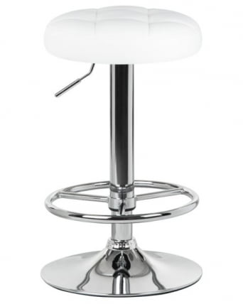 Табурет барный DOBRIN BRUNO (белый) 2 шт_1