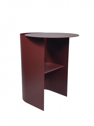 Журнальный столик Floire металл бордовый_0