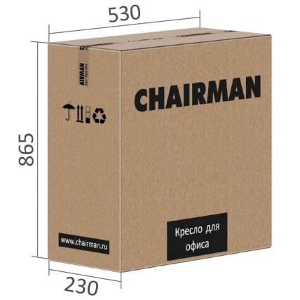 Офисное кресло CHAIRMAN CH303 Коричневый_6