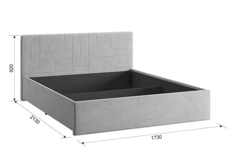 Кровать 1.6 Лора-2 KM1.6-09.2.2076 Топаз_3