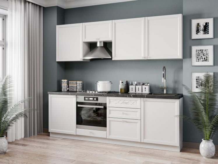 Шкаф кухонный 600 горизонтальный Джулия ЛД 284.710.000.035 Белый_2