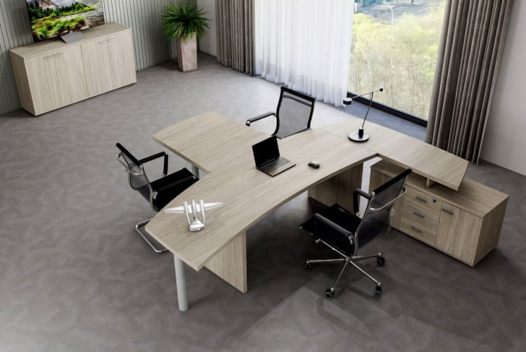 Кабинет руководителя Wing №1 Дуб светлый_1