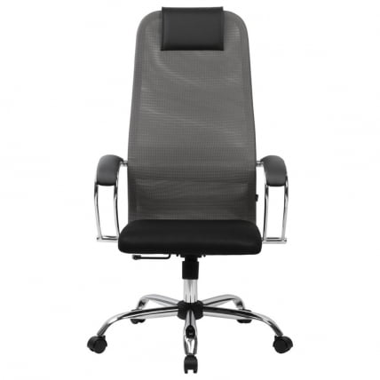 Кресло руководителя BRABIX PREMIUM Ultimate EX-800 хром Черное/серое_4