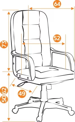 Кресло руководителя Devon Коричневый перфор 2 TONE_4