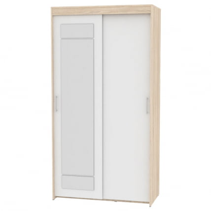 Шкаф-купе T-1-230х120х60-M(ДСС-Белый-2)_0