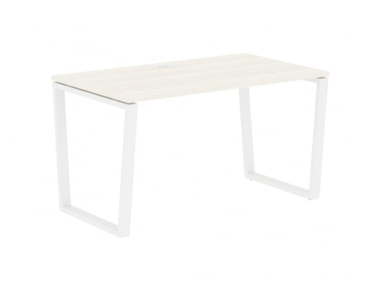Стол письменный EDIS EVST 1380 Ясень Траун Белый_0