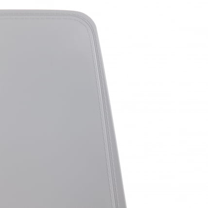 Стул GENIUS (mod 75) металл/пластик, 46x56x84cм, серый/ножки хром_7