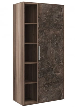 Шкаф комбинированный B-TONE BTN36150042 Вяз Бетон темный_0