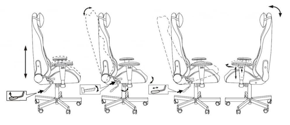 Геймерское кресло KNIGHT EXPLORE BO_19