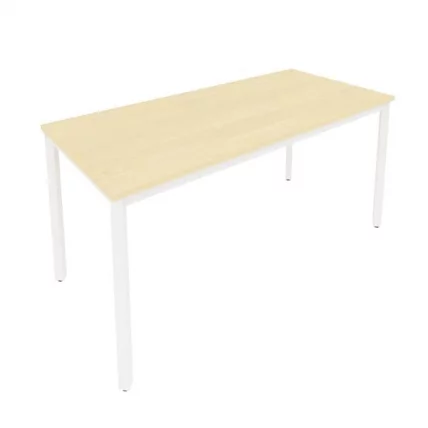Стол письменный на металлокаркасе SLIM SYSTEM С.СП-6 Клен-Белый_0