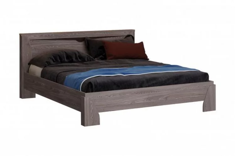 Кровать 1400 Лючия 33.08-01 с настилом Ясень анкор темный Венге_0