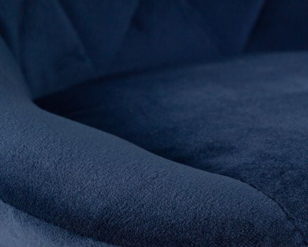 Стул барный DOBRIN LOGAN BLACK (синий велюр (MJ9-117)) 2 шт_7