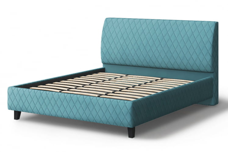 Кровать Хилтон, 2000 * 1600 мм, бирюзовый_2