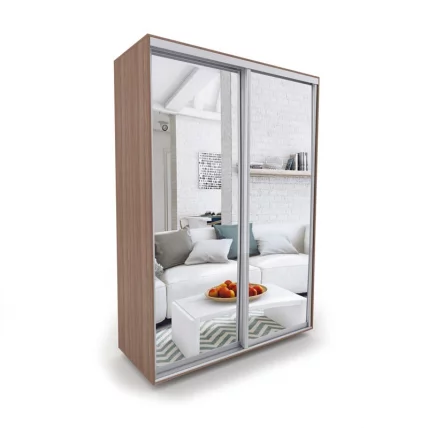 Шкаф-купе 2-х дверный Акцент-Сим З 1200х600 Ясень шимо тёмный_0