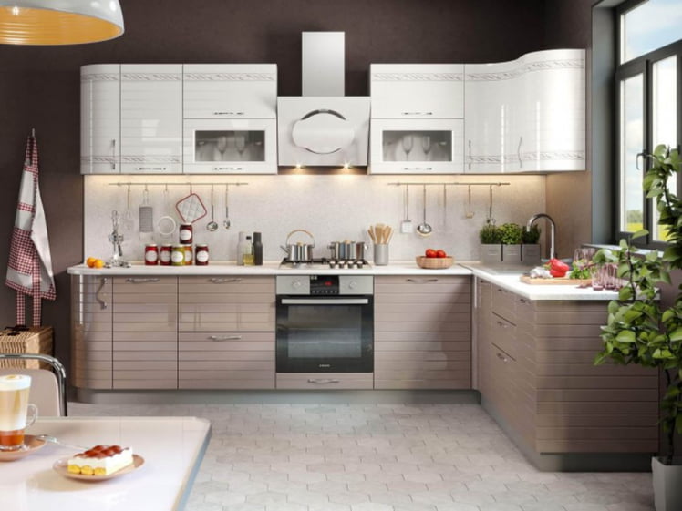 Тумба кухонная 200 Анастасия ЛД 037.153.000 Капучино_4