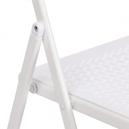 Стул складной FOLDER (mod. 3016) каркас: металл, сиденье/спинка: пластик, 48,5 х 48 х 82,5 см, white (белый)_7