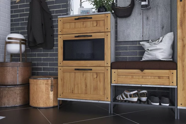 Тумба комбинированная Сидней ЛД 672.040.000 Метрополитан Грей_2