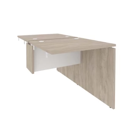 Стол-приставка двойной к опорным элементам ONIX O.D.SPR-0.7 Дуб Аттик/Белый_0