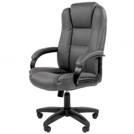 Кресло офисное CHAIRMAN 600 LT экокожа Серый_1