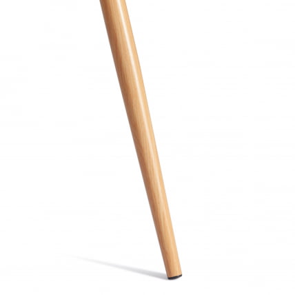 Стол SOPHIA (mod. 5003) металл/стекло (8мм), 110 х 80 х 75 см, бук/прозрачный_4