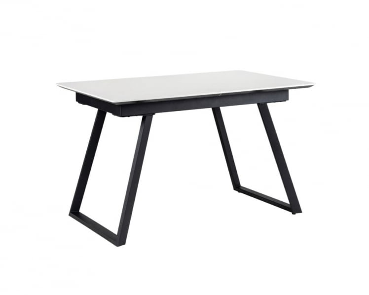 Стол Пеле раздвиж. 120-160 Светлый мрамор/Бабочка_0