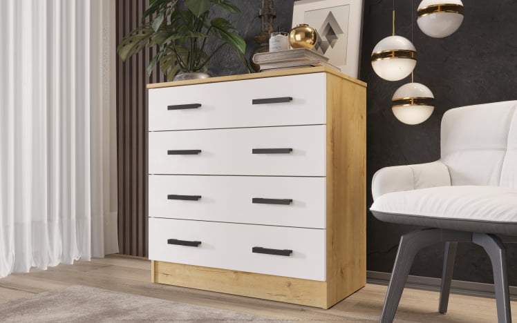 Комод к800 Дуб вотан/Белый_2