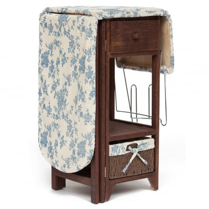 Гладильный комод с 1 корзиной и 1 ящиком Secret De Maison LA GRAN (mod.XD1156) Коричневый_2