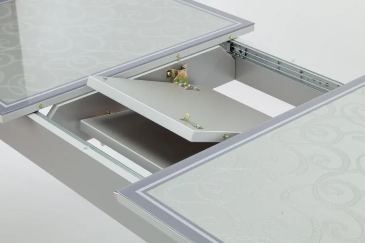 Стол обеденный Чикаго КЗ(6191) серый,завитки серые_1