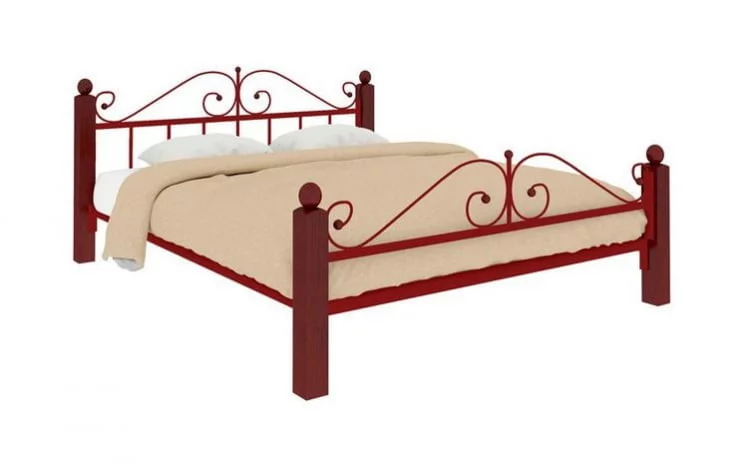 Кровать Диана Lux plus 1800х2000 Красная_0