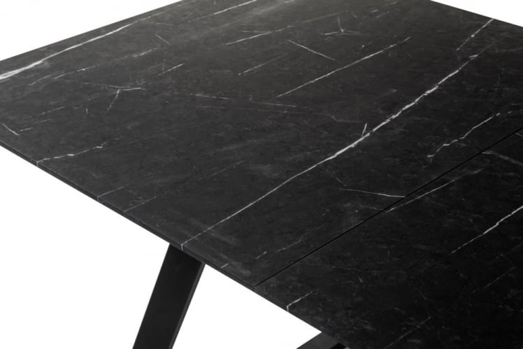 Стол Пеле раздвиж. 120-160 Темный мрамор/Бабочка_7