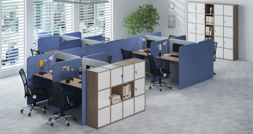 Перегородка боковая глухая левая Колл-центр KC.B(L) Romeo-03_1