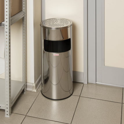 Урна с пепельницей LAIMA PROFESSIONAL 27 литров Серебристый_2