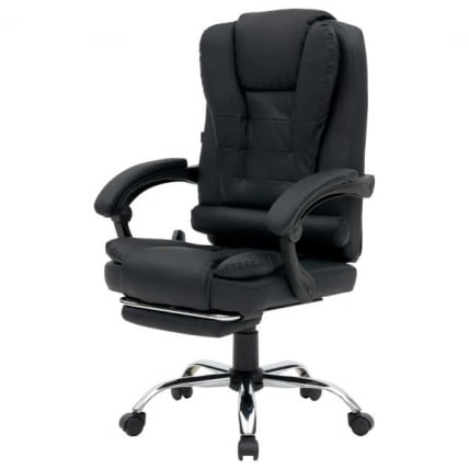 Кресло офисное CРОМЕКС (КРОМЕКС) Лоунге МС-007 экокожа черное / CROMEX Lounge MS-007_1